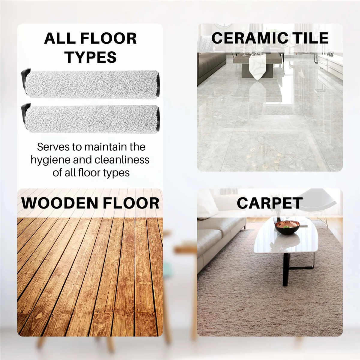 

HEPA-фильтр, роликовая щетка для Tineco Floor One S3, IFloor 3, пылесос для сухой и влажной уборки