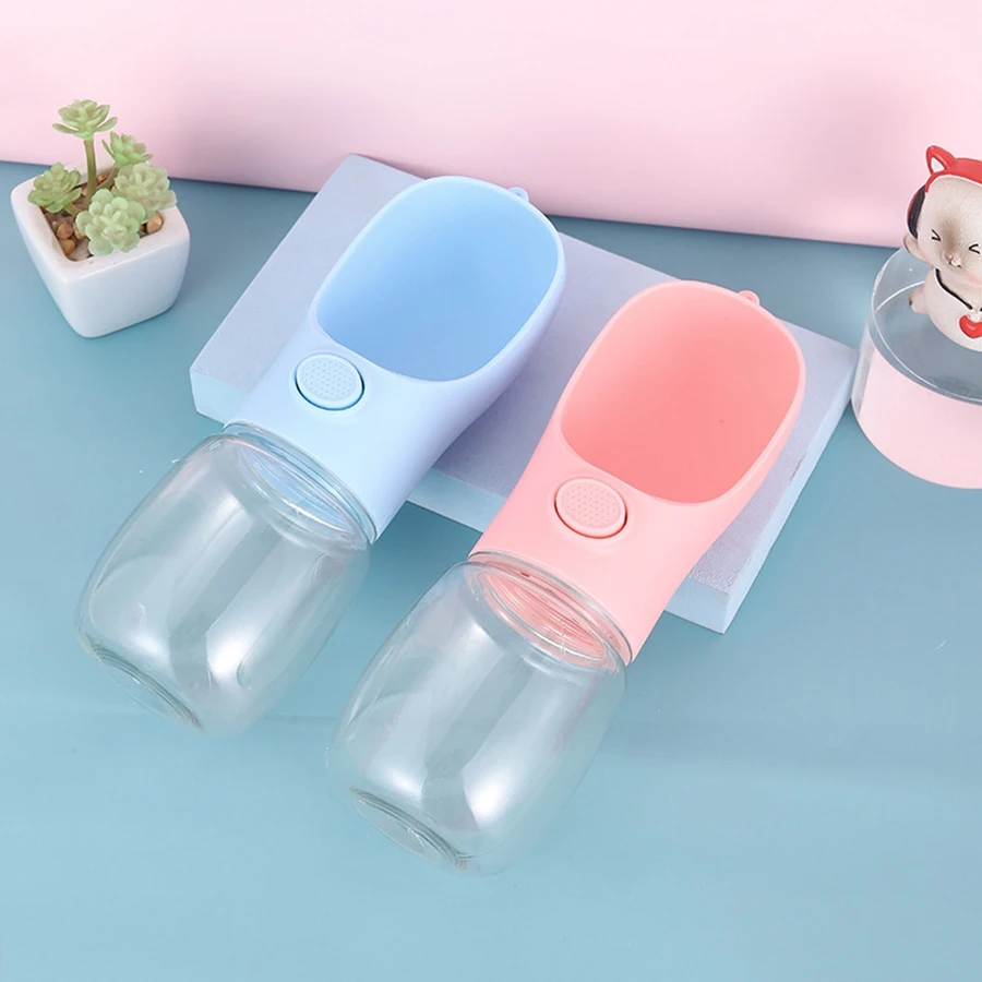 1pc outdoor portable pet water cup, cat water bottle