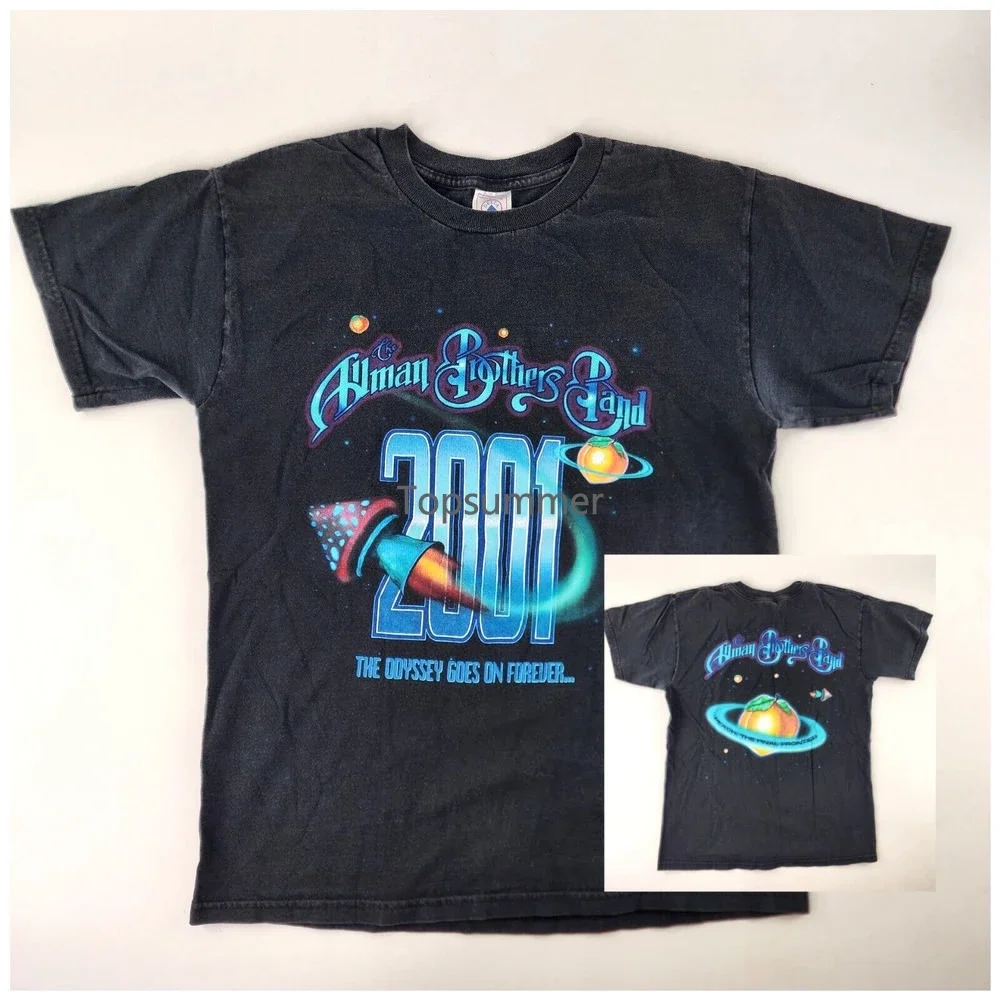 

Allmans Brothers Band Peach Odyssey Tour T-Shirt 2001 Original Men'S Medium