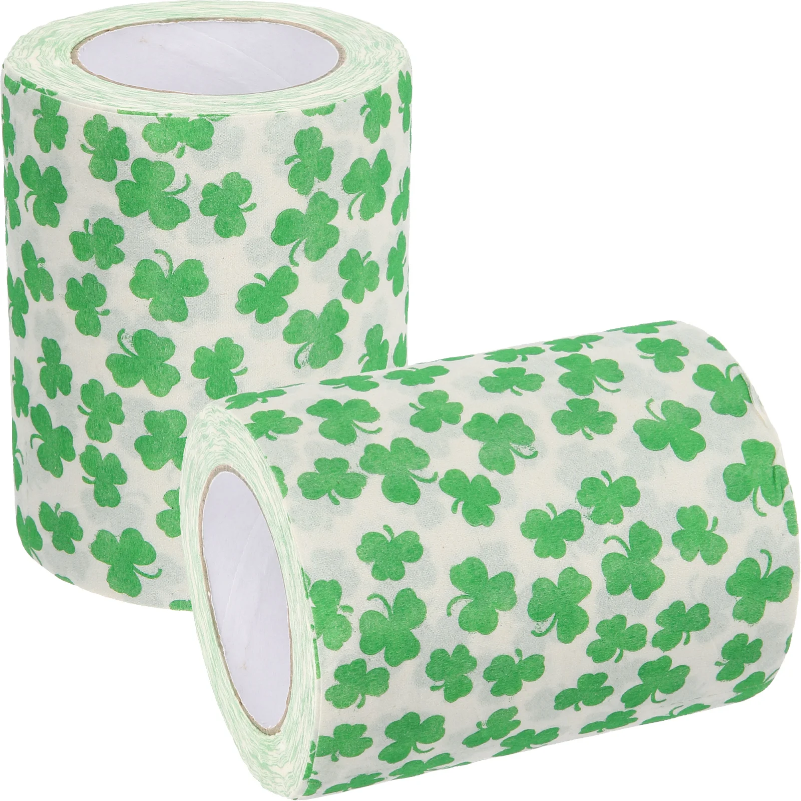 

2 Rolls Household Rolling Papers Rolls Bathroom Tissue Roll Toilet Rolling Papers Printed Pattern Rolling Papers