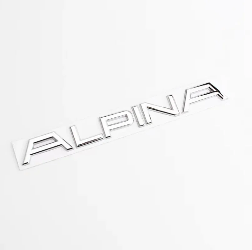 3D 금속 후면 부팅 트렁크 스티커 엠블럼 배지 데칼 자동차 스타일링 액세서리 ALPINA B7 B6 D4 D5