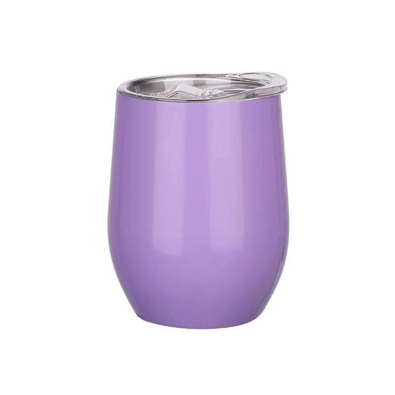 Colorful Egg Shaped Double Wall Stainless Steel Mug 16