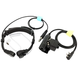 Microphone walkie talkie U94 PTT robuste, casque tactique Radio otan pour Baofeng Kenwood HYT TYT 
