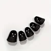 5PC Nail Sunscreen Black Hand Finger Protect Cover Light Therapy Lamp Nail Enhancement Tool Black Elastic UV Resistant Nail Case 5
