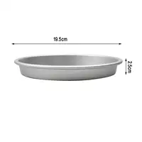 8 inches Aluminum Alloy Plate, Metal Dinner Dishes Serving Camping Plates for Picnic Outdoor Camping, Reusable 1