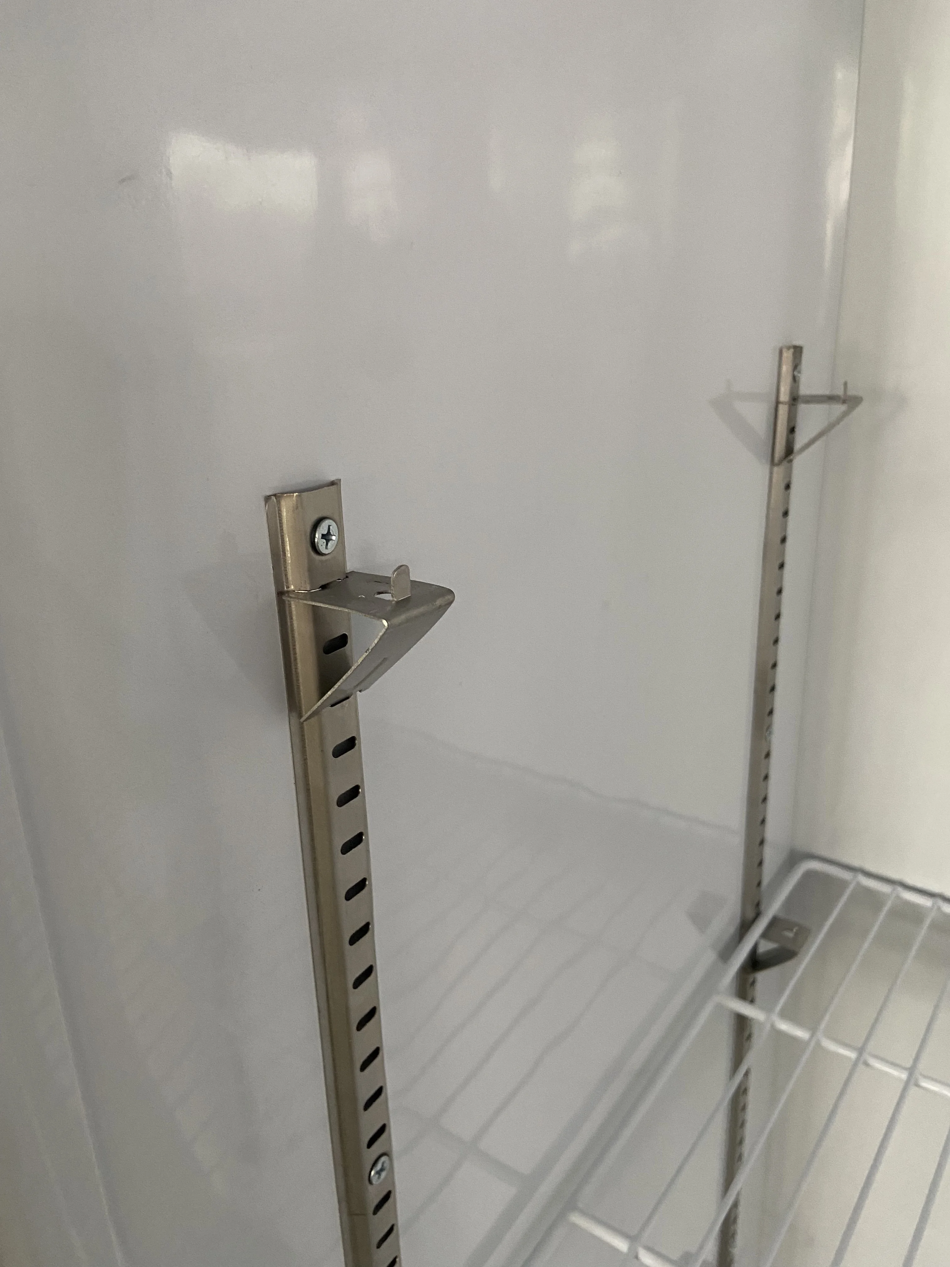 Three-Door White Plastic Door Frame Air-Cooled Beverage Display Cabinet Freezer Type Refrigerator