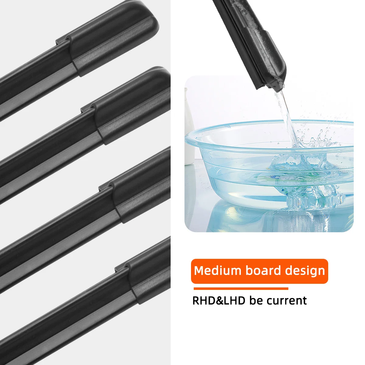 General windshield wipers ranging from 26 inches to 14 inches J/U are suitable for ultra high end all-weather vehicles 4