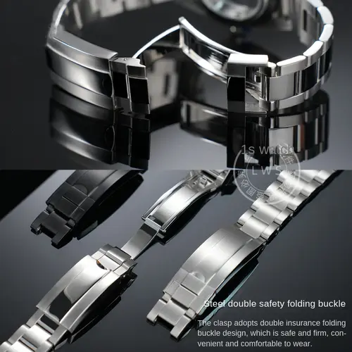 For Datejust Oyster Watch Case 36mm 39mm Stainless Steel Bracelet Strap Black silver Bezel Glass NH35 NH36 Movement Accessories - Image 5