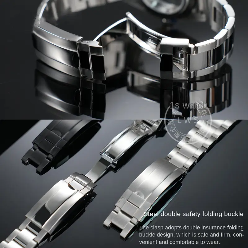 For Datejust Oyster Watch Case 36mm 39mm Stainless Steel Bracelet Strap Black silver Bezel Glass NH35 NH36 Movement Accessories - Image 5