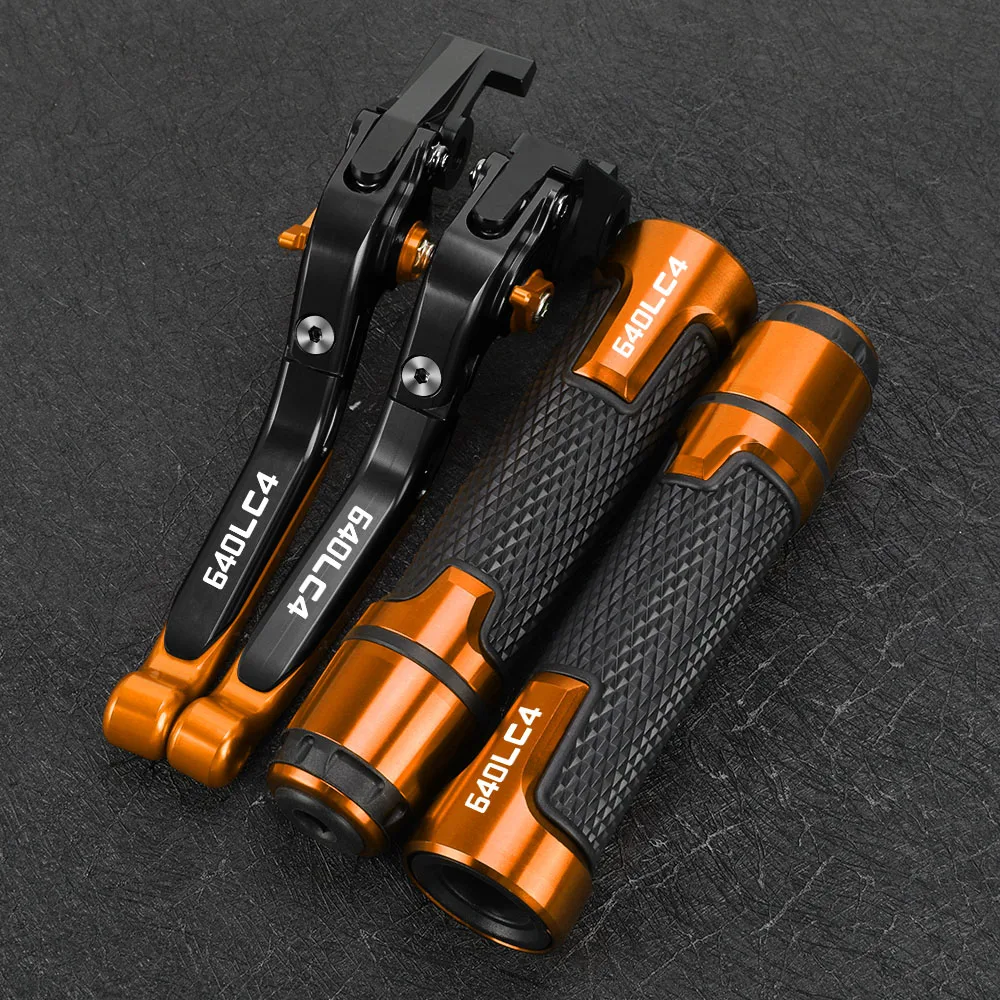 

FOR 640 LC4 2003 2004 2005 2006 Motorcycle Folding Extendable Adjustable Brake Clutch Levers Handlebar Hand Grips Ends