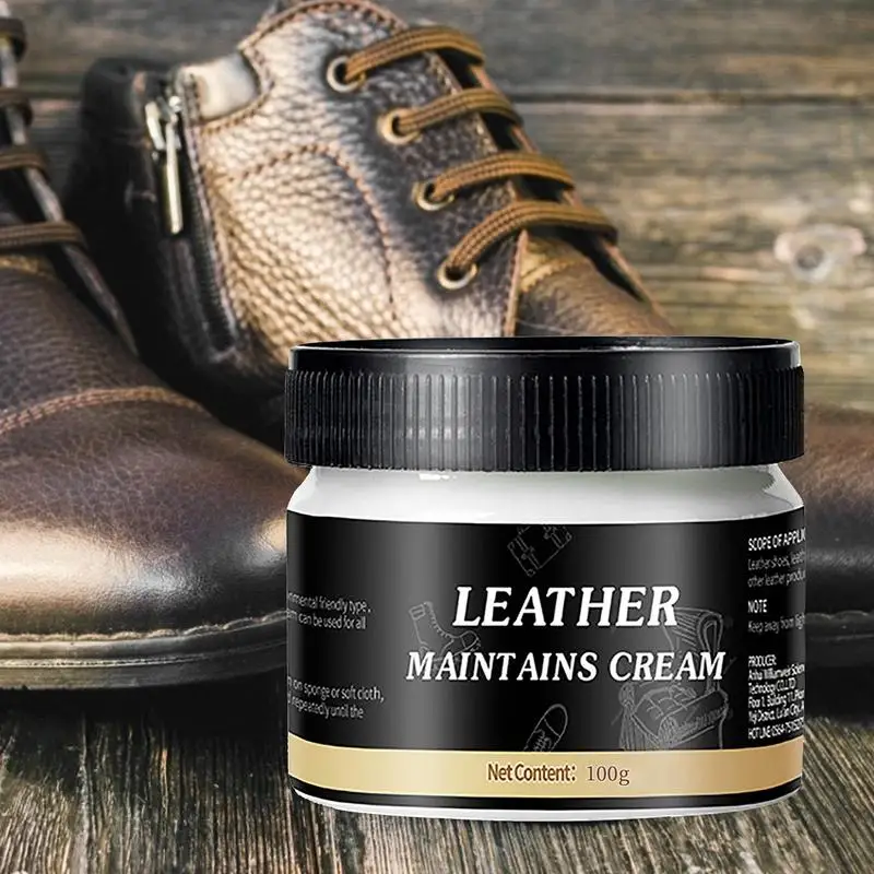 Car Interior Leather Softener Natural Leather Oil Maintain Polish Softener 80g Leather Care Conditioning Oil For PU Car seat 3