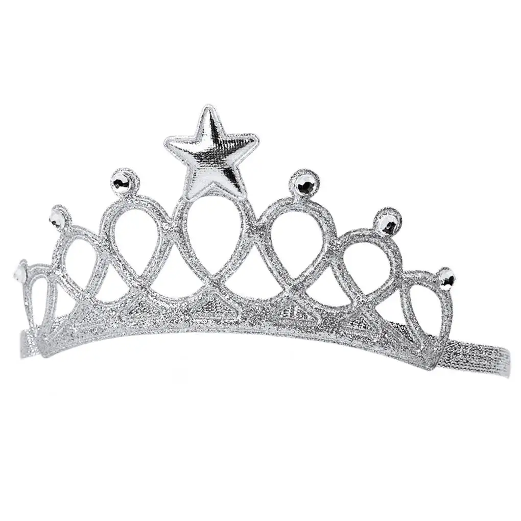 

Children Kid Boy Girl Birthday Holiday Star Rhinestone Cloth Hair Band Headband Hoop Accessories
