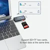 SKOWER Card Reader USB C & USB3.0 to SD Micro SD TF CF Memory Card Device Smart Cardreader for Laptop Accessories Phone 6