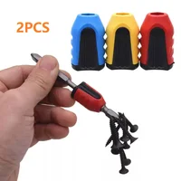 2pcs Universal Magnetic Ring Drill Bit Magnet Powerful Ring Strong Magnetizer Electric Screwdriver Bits 1