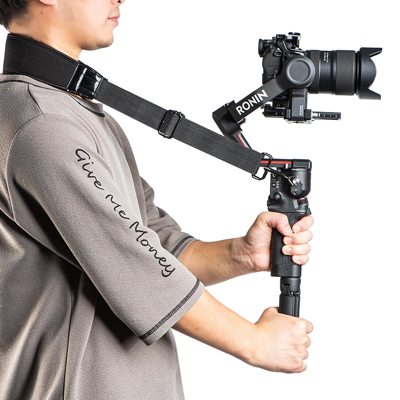 DJI 로닌 RS 3 미니 카메라 액세서리용 스태빌라이저 짐벌, 랜야드 어깨 목 스트랩, 두껍고 넓은 벨트