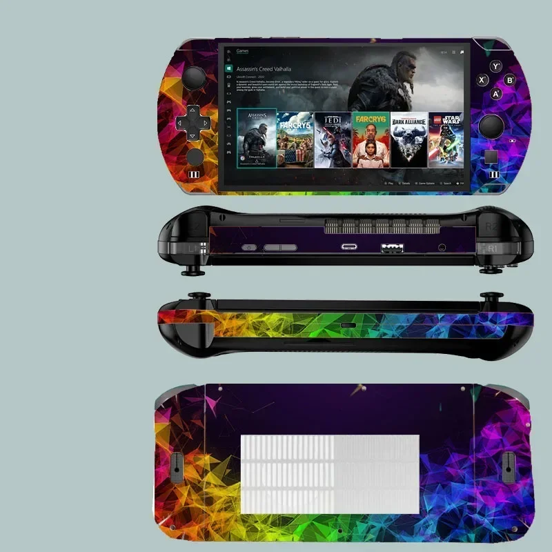 프리컷 1x 상단+1x 후면+측면 스킨 스티커 케이스 커버 보호 필름 2022 2023 2024 GPD Win 4 3