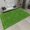 Green Soccer Field Carpet for Children's Room Game Large Area Rug Luxury Home Decor Non-Slip Children's Playmat Play Home Decor 3