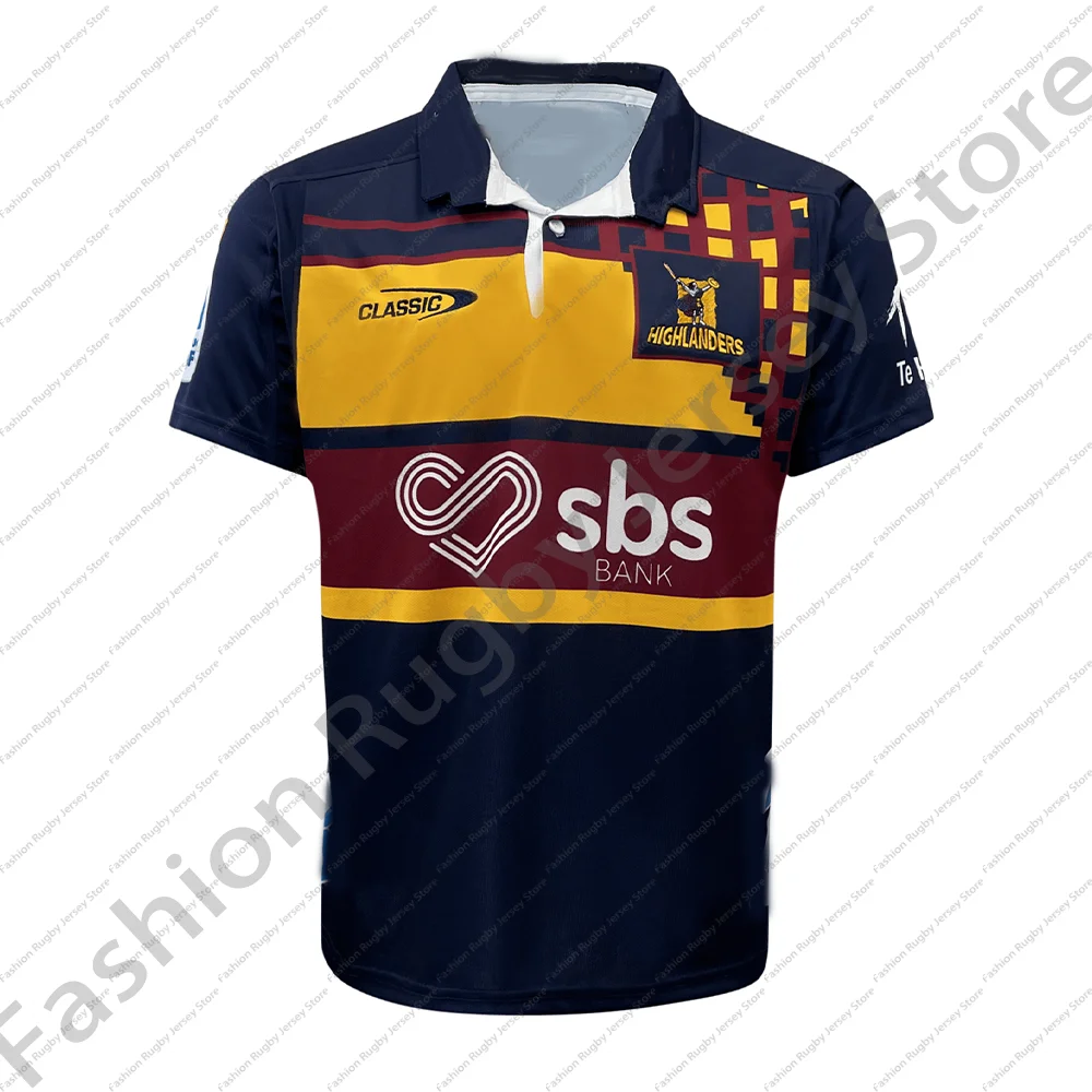 Highlanders Super Rugby Jersey ropa hombres niños tren camiseta equipo ...