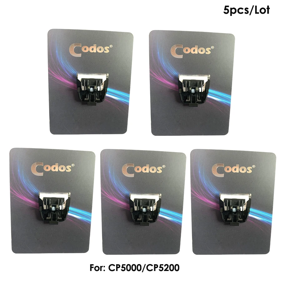 5pcs/Lot OriginaL Codos CP5000 CP5200 Ceramic Blade Knife Cutter Head Replacement Blade Pet Trimmer Clipper Spare Parts