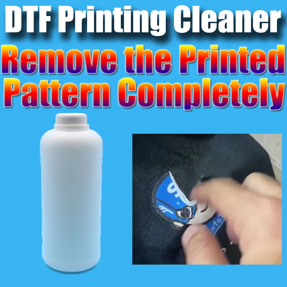 500ML DTF Adhesive Cleaner Remover For Direct To Film Printing