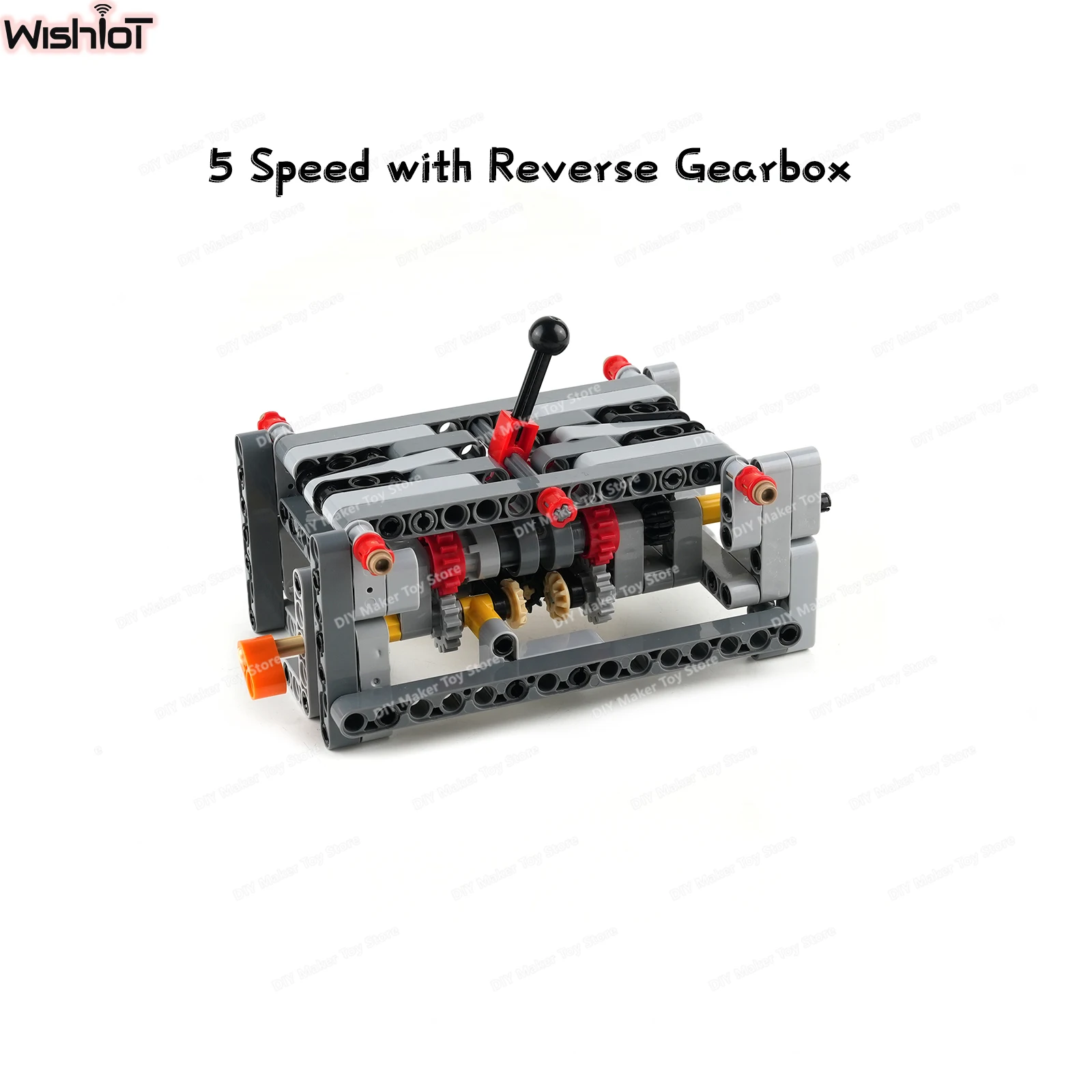 MOC 5 Speed with Reverse Gearbox Building Blocks Transmission Model ...