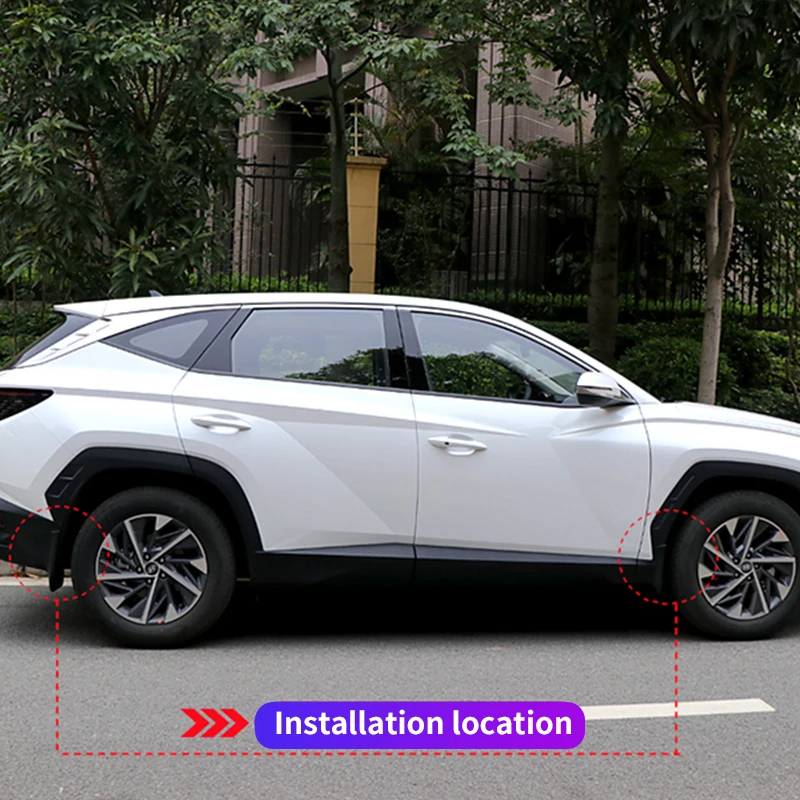 Hyundai Tucson Hybrid Car Mudguard Cover Guards - Front & Rear Fender Splash Protection Accessories