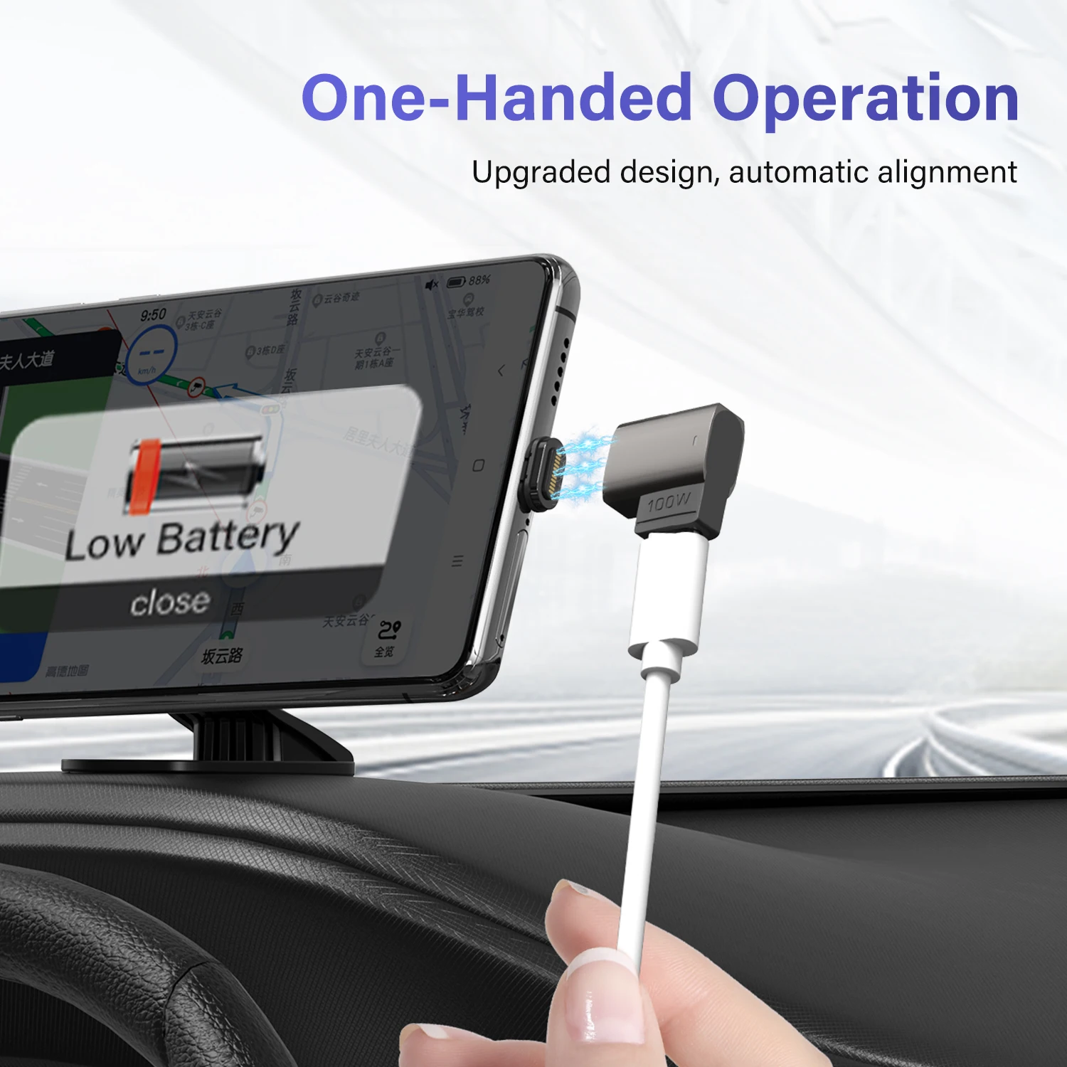Type C Adapter Magnetic Charging Adapter For USB-C Mobile Phone