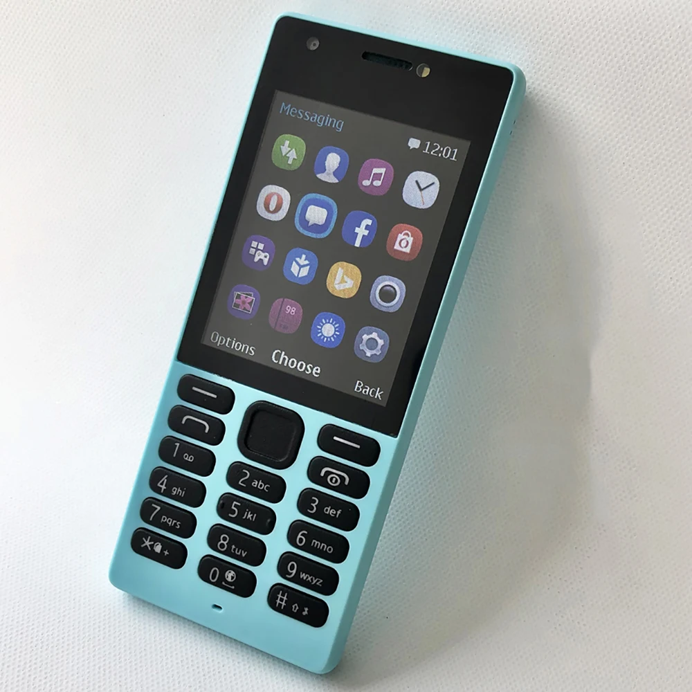 Original 216 Dual SIM Unlocked Mobile Cell Phone 2G GSM 900/1800 English Russian Arabic Keyboard Cellphone.Made On 2016 Year.