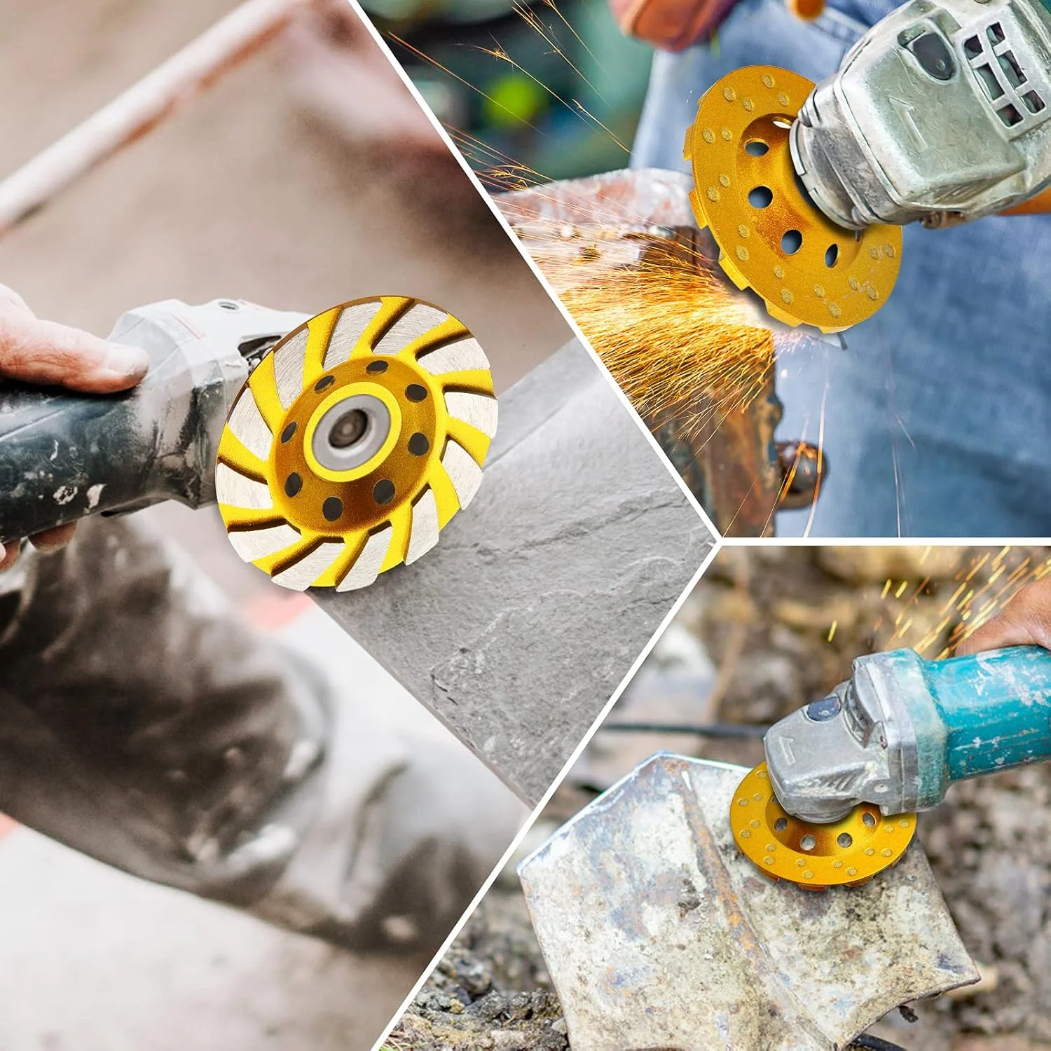 100mm Concrete Turbo Diamond Grinding Cup Wheel 12 Segs Heavy Duty Angle Grinder Wheels For Angle Grinder grinding disc,abrasive wheel,grinding wheel