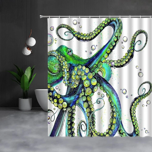 Trendy Cartoon Octopus With Sunglasses Pattern Quick Drying