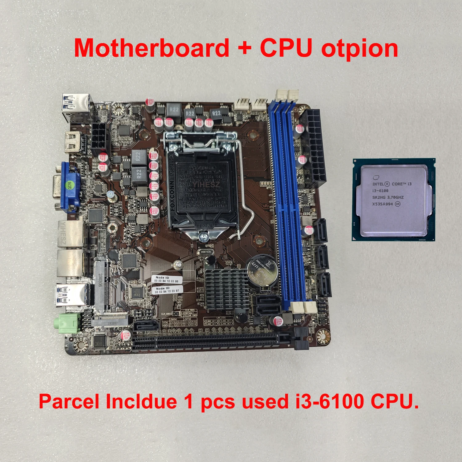 Description Picture 3 of itemB365 Mini-ITX Motherboard LGA 1151 6 bay NAS Board Dual Gigabit 211AT M.2 Nvme MSATA 6 SATA Support Raid i3/i5/i7 6/7/8/9th PCIE
