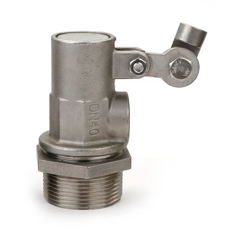 DN40 1.5"Tank Water Tower Float Ball Switch Control Body 304 Stainless Steel Control Water Level Float Ball Valve