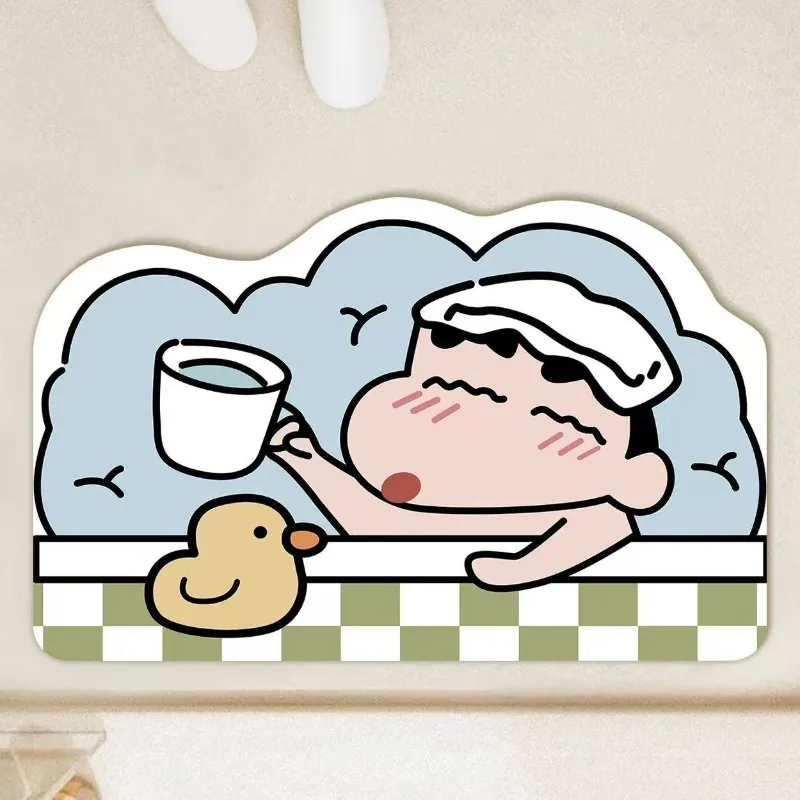 Tappetino da bagno Crayon Shinchan antiscivolo assorbente - immagine 4