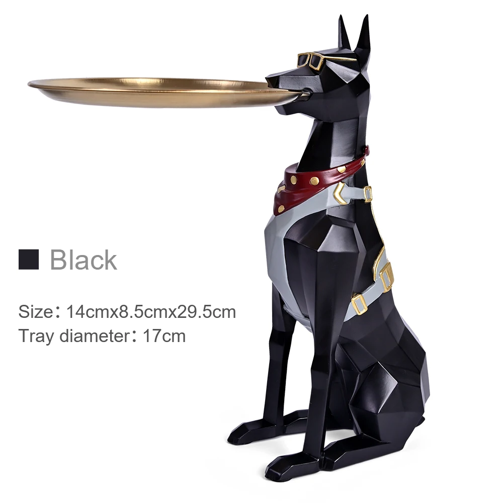 新品未開封☆ドーベルマン犬の像トレイ飾り 楽天市場】トレイ お盆 インテリア ドーベルマン 犬 いぬ イヌ