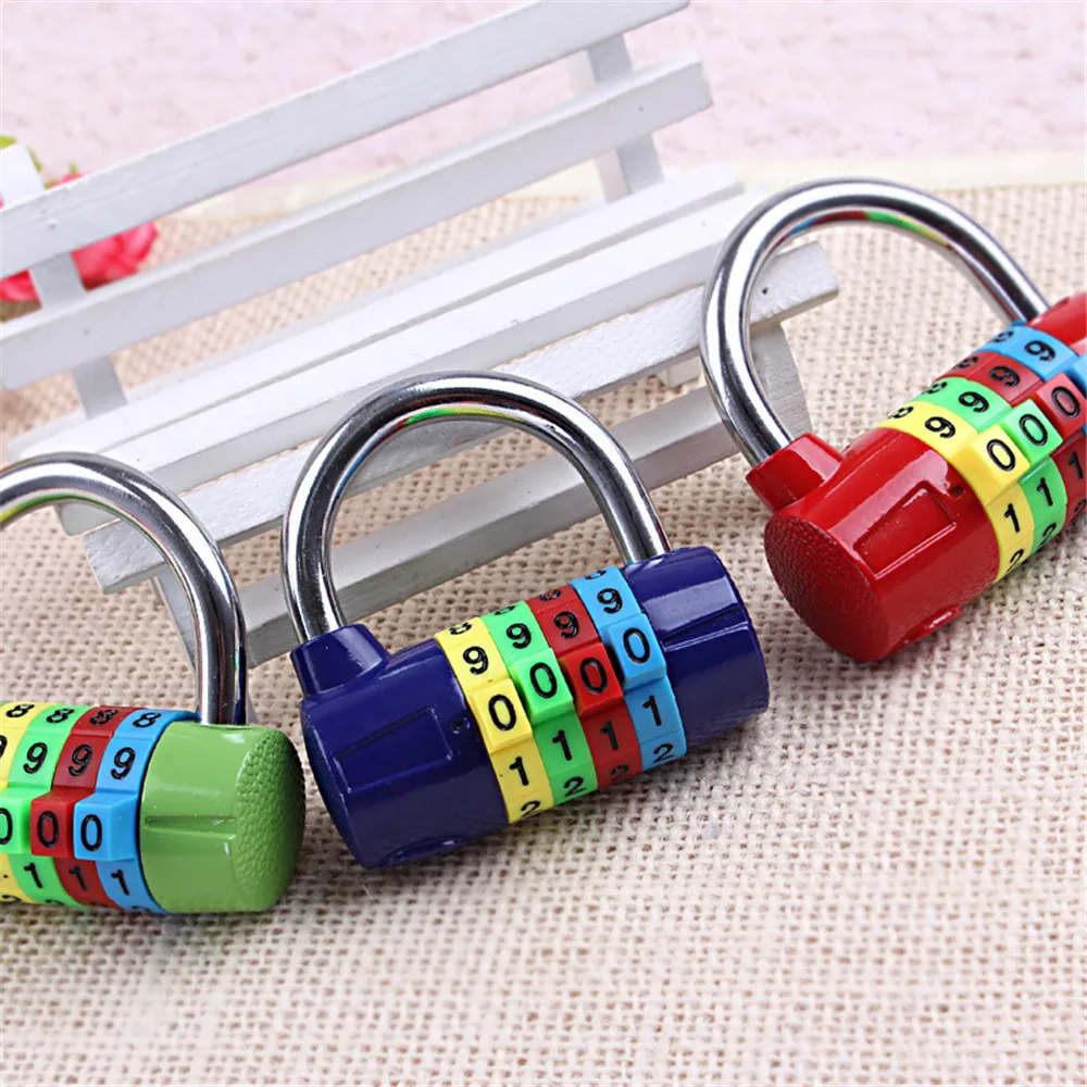 

U-Shaped Metal Anti-Theft Wardrobe Lock 4 Digit Number Code Password Combination Padlock Safety Lock Password Gym Padlock New