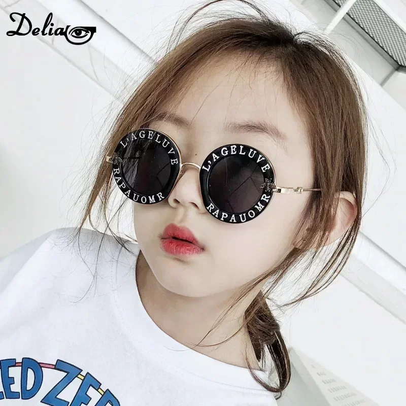 Fashion Children Sunglasses Round Classic Cute Girls Kids UV400 Protection