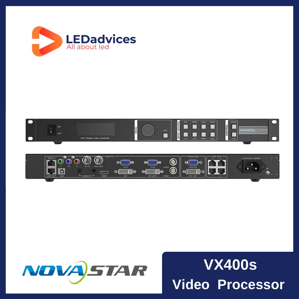 

Novastar All in One Controller VX400s-N VX400s LED Display Video Control Processor For Stage Event Rental Full Color Screens