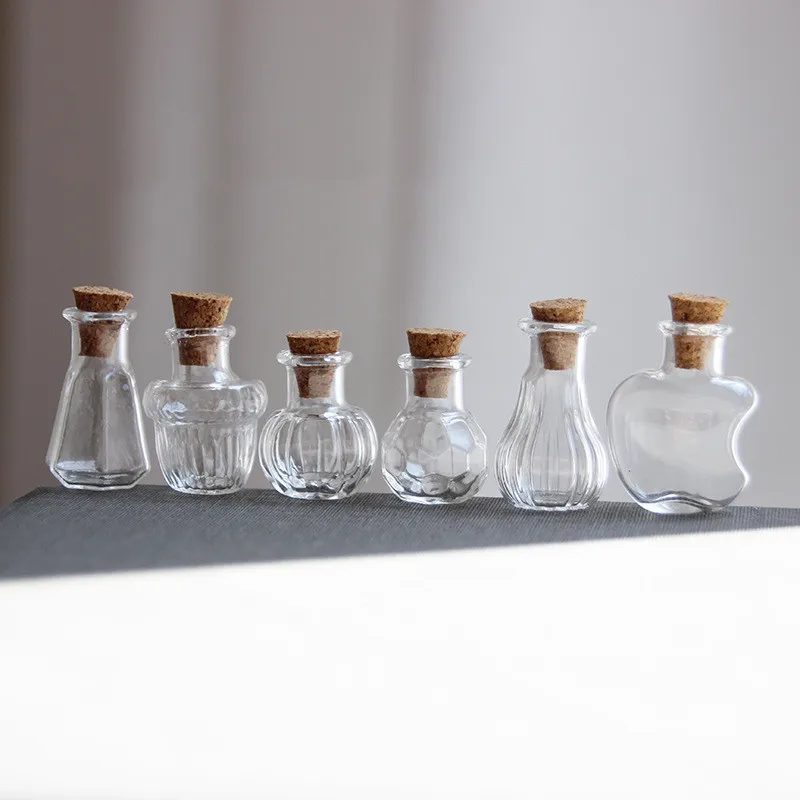 Mini Glass Wishing Bottles 2