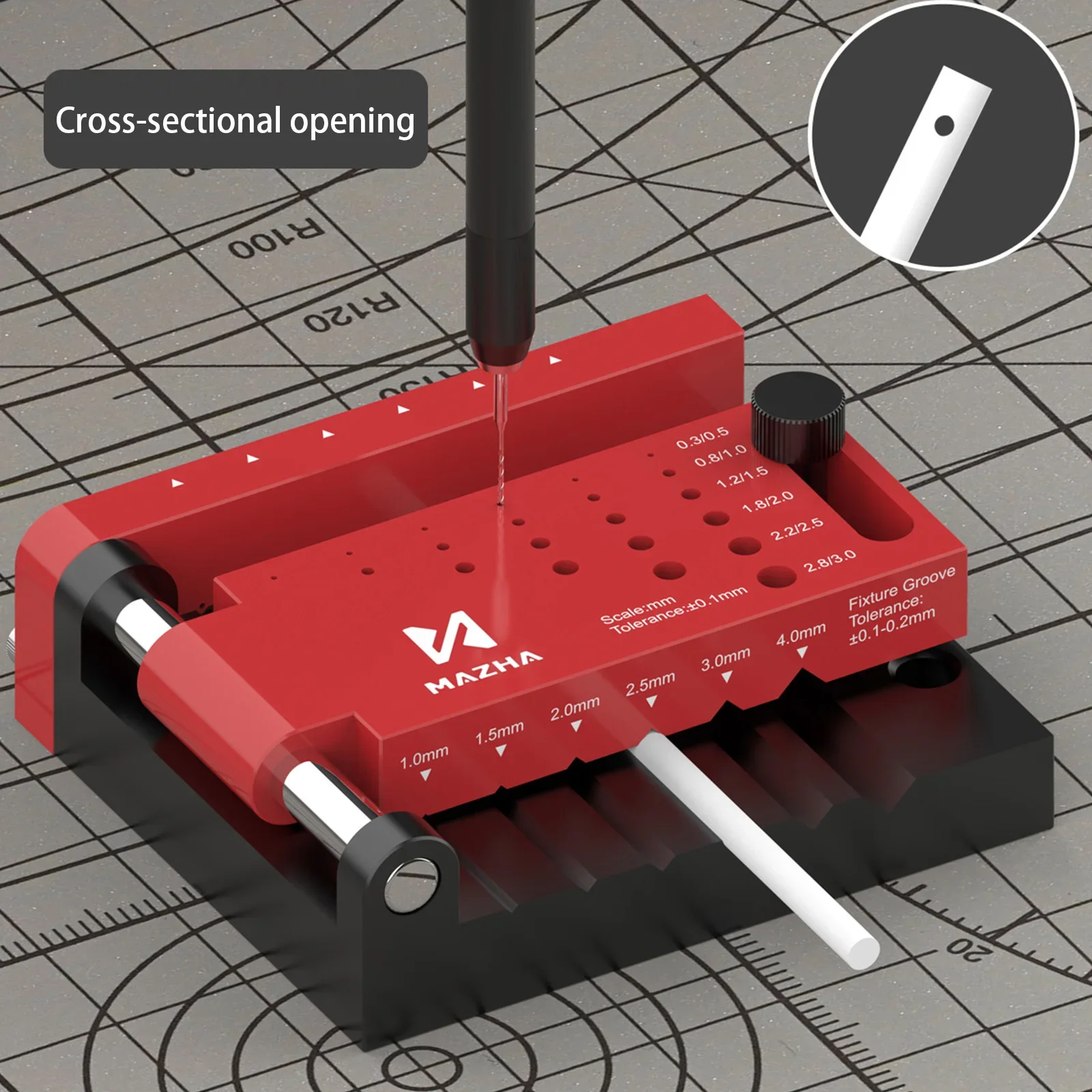 Plastic Borehole Positioner Locator Tool For Diy Model Making