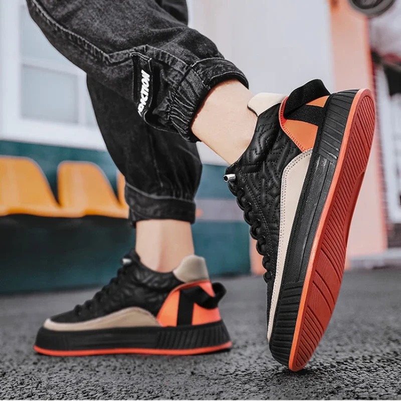 Zapatos Hombre Orange Designer Shoes Mens Light Sneakers Shoes For