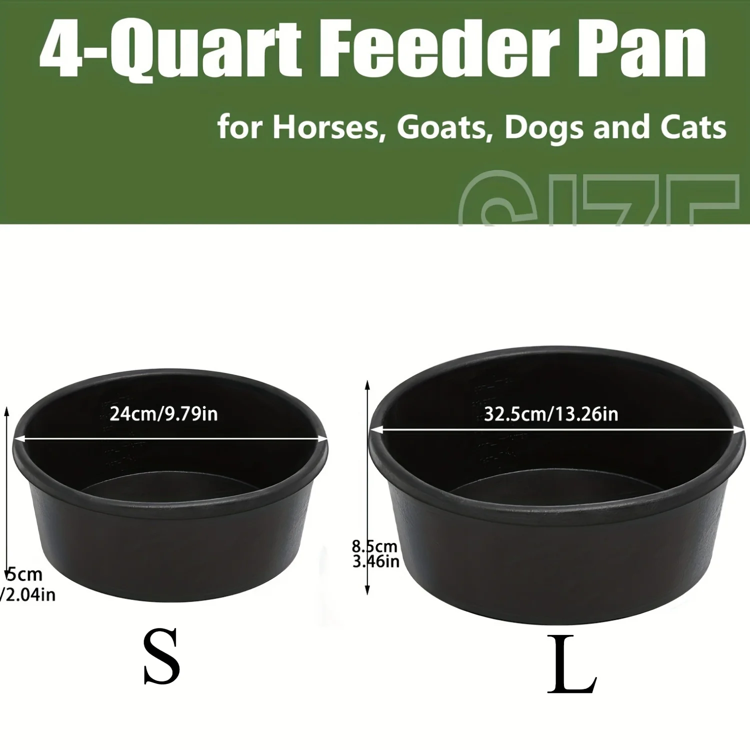 3-Pack Large Feeding Pans 5