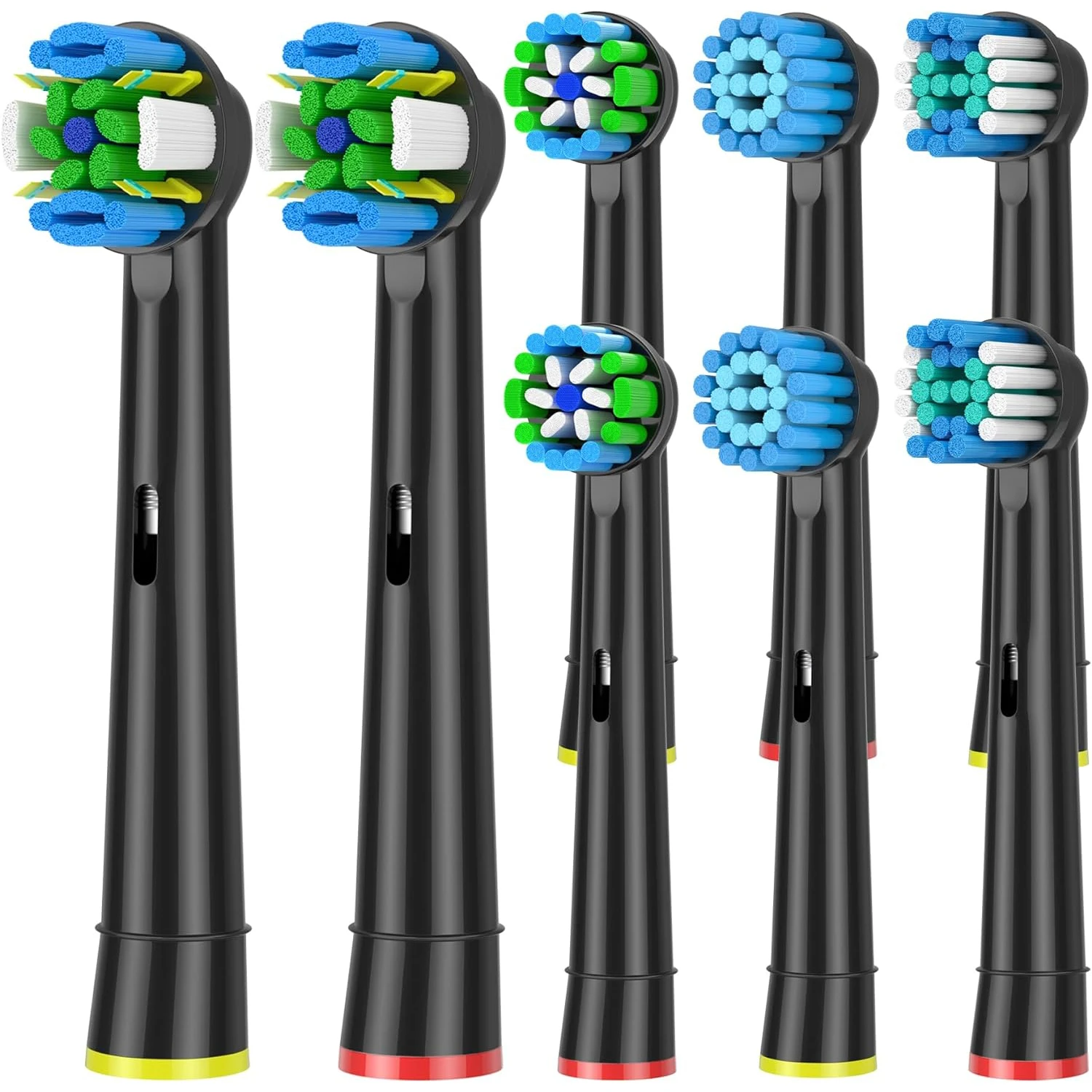 브라운 구강 B 전동 칫솔과 호환되는 칫솔 헤드, 2 정밀도, 2 치실, 2 효율, 2 민감도, 8 개 Best5 브라운 구강 B 전동 칫솔과 호환되는 칫솔 헤드, 2 정밀도, 2 치실, 2 효율, 2 민감도, 8 개 Best5