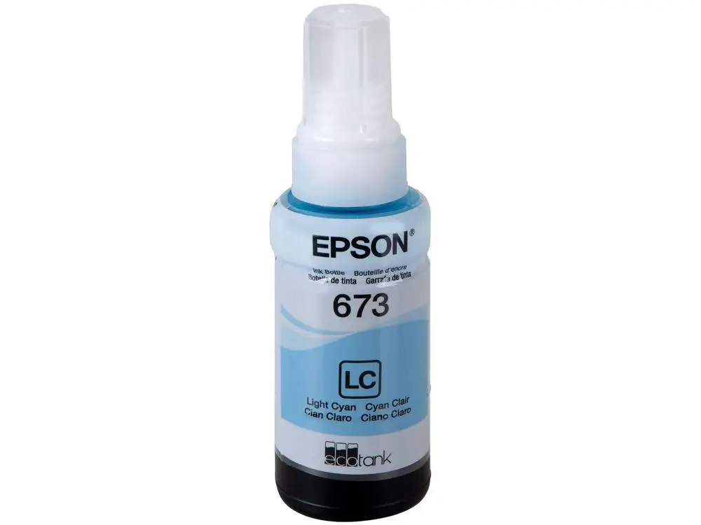Epson T673520-AL Clear Cyan Original Refill Ink Bottle