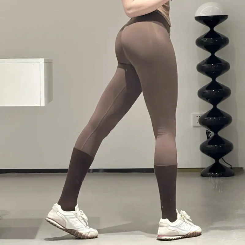임팩트 로고가 있는 레깅스, 심리스 요가 여성 레깅스, 짐 스포츠 팬츠, 로우 리브드 밴드, 하이 스트레치 피트니스 타이츠