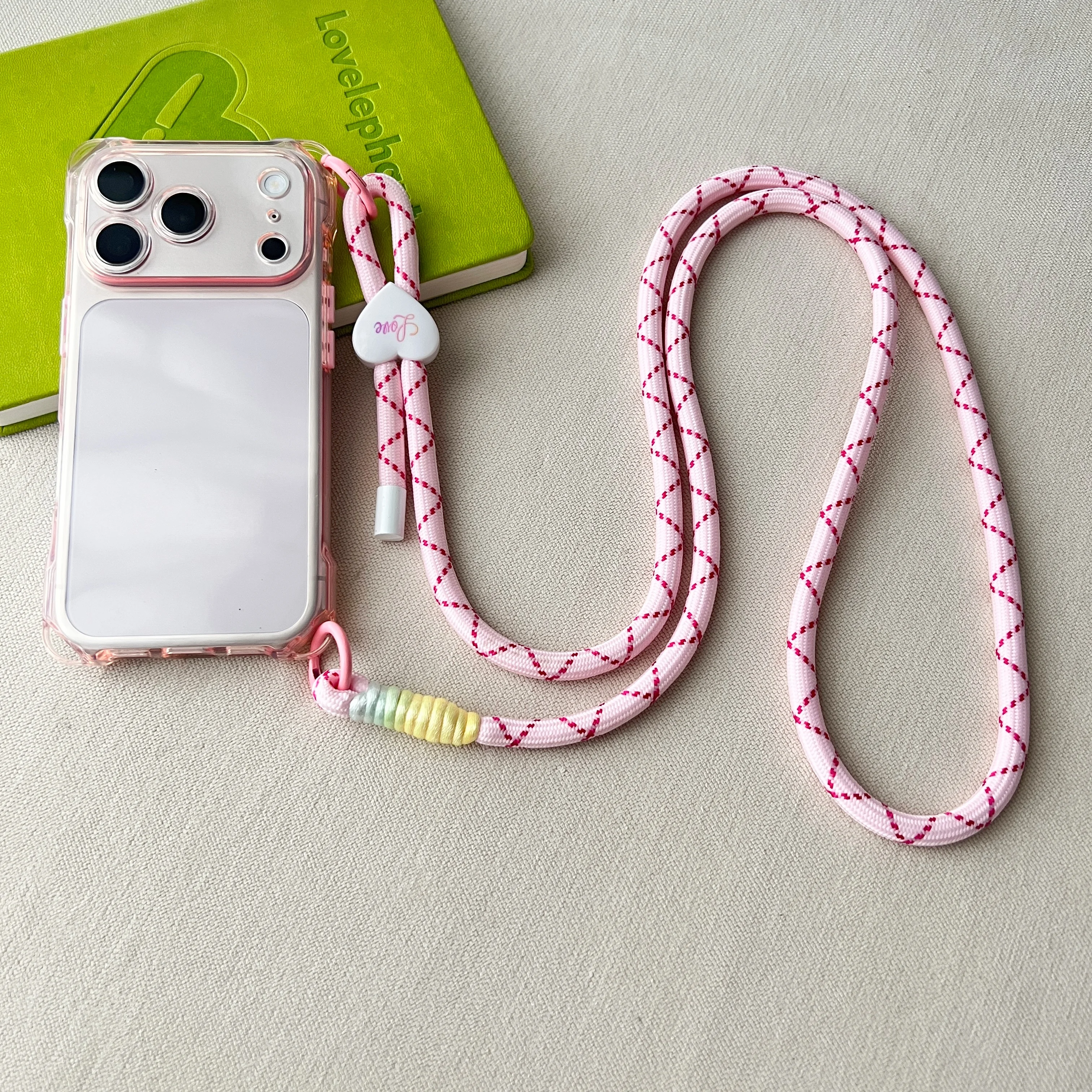 Adjustable Cross-Body Phone Case with Long Strap and Air Protective Design