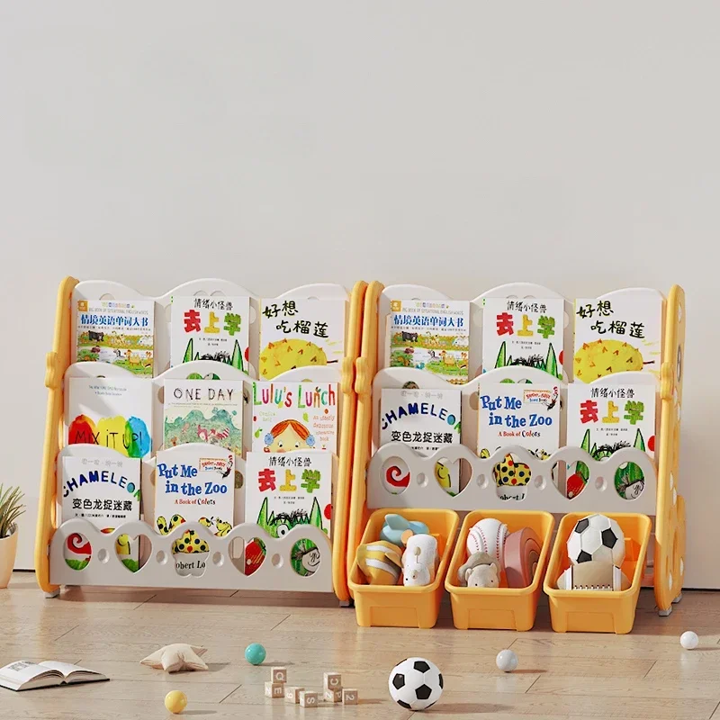 Children Display Stand Bookshelf Children's Wall Behind Door Reading Magazine Storage Estantes Infantis Bookcases Furniture