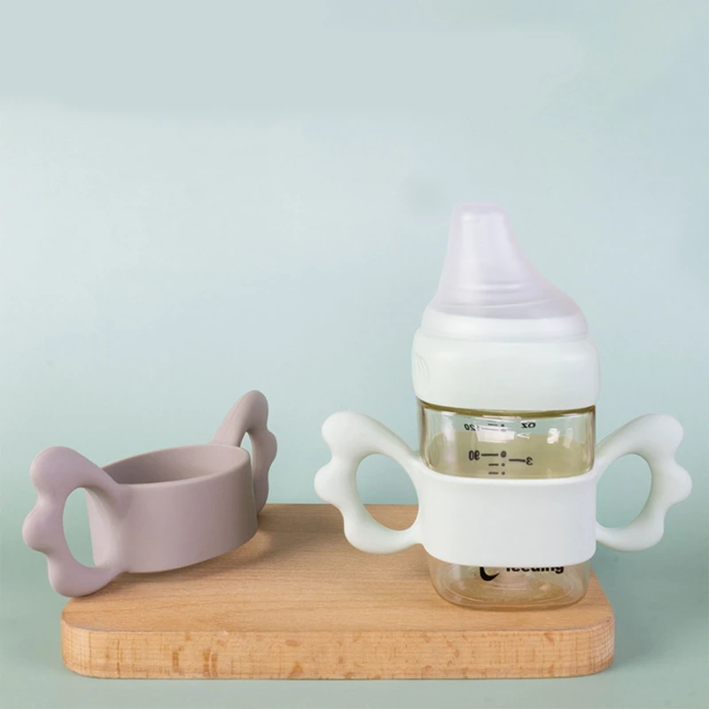 

Newborn Bottle Grip Handle Infants Wide Caliber Milk Bottle Hand Shank Accessory