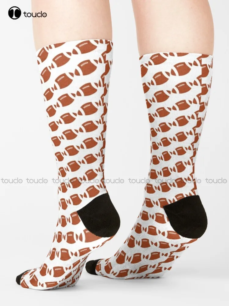 

American Football Socks Men'S Socks Personalized Custom Unisex Adult Teen Youth Socks Comfortable Best Girls Sports Cartoon Gift