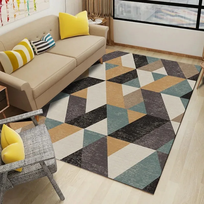

J2341 Modern minimalist carpet, household bedroom carpet