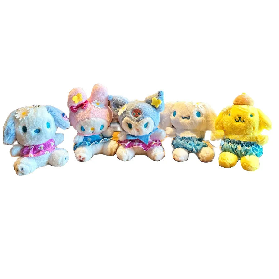 귀여운 몬스터 꽃 쿠로미 봉제 장난감 열쇠 고리 인형 동물 토끼 인형 펜던트 열..